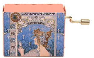 Fridolin 58276 Spieluhr La Vie en Rose/Jugendstil, lila
