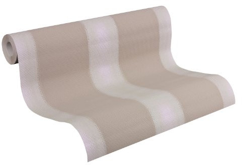 Esprit Home Vliestapete Tapete Streifentapete 10,05 m x 0,53 m braun metallic Made in Germany 304643 3046-43