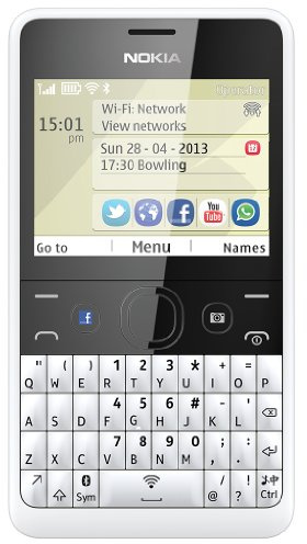 Nokia Asha 210 Sim Free Mobile Phone - White
