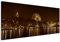 Sinus Art 150x50cm Wandbild Panorama Fotoleinwand Bild in Sepia Istanbul Galata- Brücke Nacht