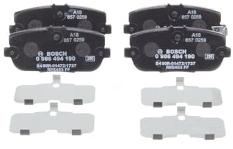 Bosch BP1136 - Brake Pads Car Rear Axle - 1 Set of 4 Pads
