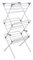 3 TIER FOLDING METAL 12M CONCERTINA CLOTHES TOWEL AIRER DRYER DRYING RACK STAND