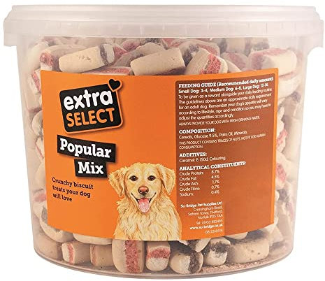 Extra Select Popular Mix Dog Treat Biscuits, 3 Litre