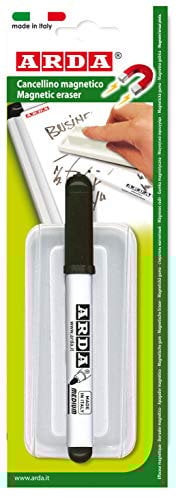 Arda 62 magnetische Radiergummis Portapennarello und 1 Marker