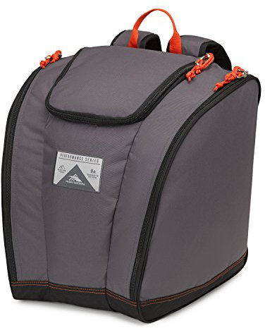 High Sierra Skischuh Snowboard Boot Bag Rucksack, Quecksilber/schwarz/rote Linie (Schwarz) - 3959