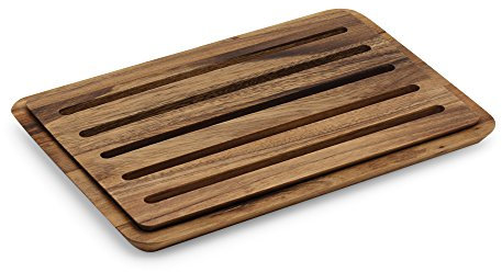 Ironwood Gourmet 28675 Nesting Bread Board with Crumb Catcher, Acacia Wood, Hardwood