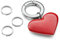 Philippi Love Schlüsselanhänger Nickel, Polycolor