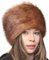 Futrzane Classic Kosakenmütze - Fellmütze Damen Winter - Pelz Russische Mütze (S, Beige Classic)