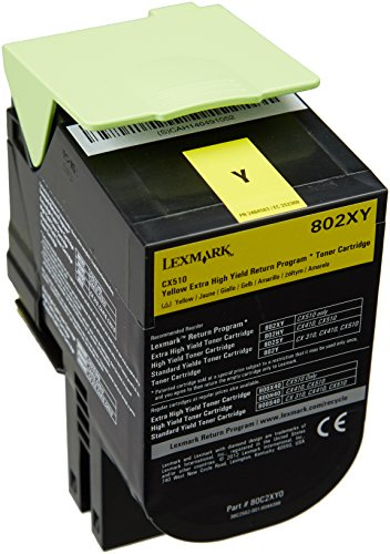 Lexmark 80C2XY0 Extra High Capacity Toner Cartridge, gelb