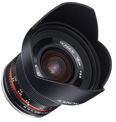 Rokinon RK12M-E RK12M-E, F2.0 NCS Ultra-Weitwinkelobjektiv, Sony E-Mount (NEX)