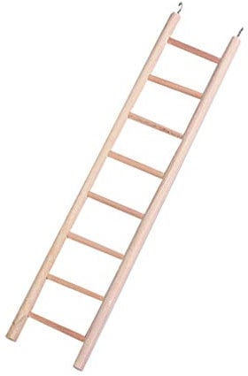 Karlie Holzleiter mit Stufen B: 7 cm H: 34 cm natur