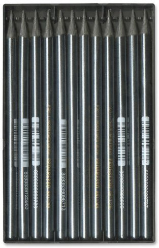 Koh-I-Noor Holzloser Graphit-Bleistift, 4B, 12 Stück