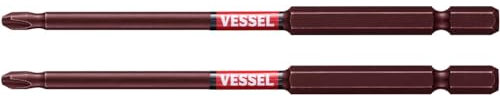 Vessel Recessed SAKISUBO Bit(2 Piece Set) [No.SS162120] (Ph No.2 x O/D 4.5 x 120 2PC Set) (Japan Import)