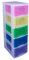 Really Useful Storage Tower 5x12 Litre Drawers Clear Frame/Rainbow Drawers