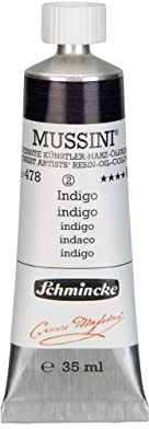 Schmincke MUSSINI® - finest artists' resin oil colors, Indigo - 35 ml
