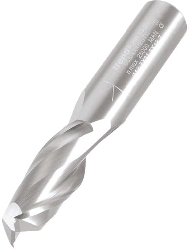 Trend Spiral Up-Cut CNC Cutter, 12.7mm Diameter, 1/2 Inch Shank | Solid Carbide Spiral Up-Cut Cutter For CNC Routing With 12.7mm Diameter, 32mm Cut Length And 1/2 Inch Shank, S55/4X1/2STC