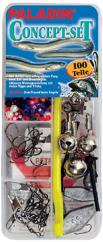 Paladin Set: Angelschnüre-haken Aal/grundset, farbig, 4300003