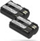 Fosmon Canon BP-511/BP-512 [High Capacity] 2200 mAh 7.4 V Replacement Li-Ion Batteries (Pack of 2) for Digital Cameras Canon EOS 10D, 20D, 30D, 40D, 50D, 5D, D30, D60, PowerShot G1 etc