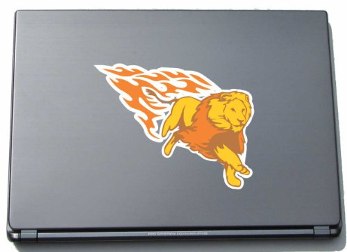 INDIGOS UG Laptop Aufkleber Löwe 187mmx150mm - Laptopaufkleber selbstklebend - Notebook - Laptopfolie für Deckel