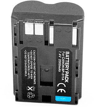 2000 mAh Digital Camera Battery BP-511A for Canon 50D 40D 30D 20D 300D G5 G6