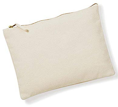 Westford Mill Canvas Accessory Case, S (11,5 x 20 cm), Natural