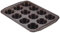 Circulon Nonstick Bakeware 12-Cup Muffin Tin, Brown, Steel