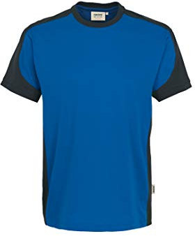 HAKRO T-Shirt Contrast Performance, royal, Unisex-Größe: 2XL