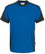 HAKRO T-Shirt Contrast Performance, royal, Unisex-Größe: 2XL