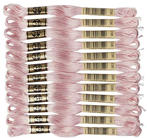 DMC 6-Strand Embroidery Cotton Floss, Ultra Very Light Dusty Rose