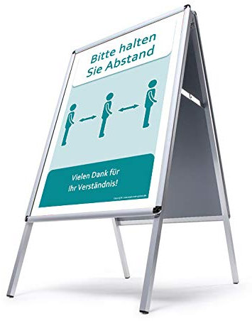INDOOR A1 Kundenstopper A1 beidseitig Plakatständer Werbeaufsteller Kundenstopper A1