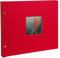 goldbuch 28890 Schraubalbum mit Fensterausschnitt, Bella Vista, 39 x 31 cm, Fotoalbum mit 40 weiße Seiten mit Pergamin-Trennblättern, Album erweiterbar, Fotobuch aus Leinen, Rot
