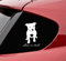 Aufkleber Autoaufkleber JDM Die Hart - Love a Bull Pitbull pet Dog Heart Funny Vinyl Auto Laptop Tuning Sticker Heckscheibe LKW Boot