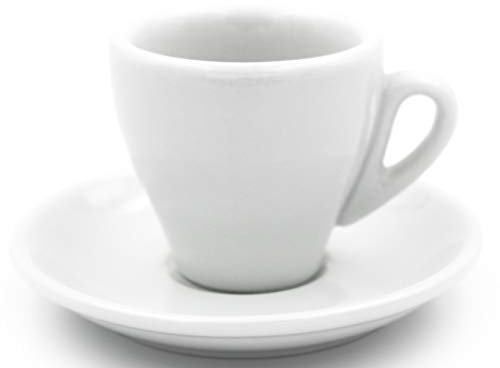 Nuova Point Espressotassen, Espressotasse Milano B46, B 46 weiß 6 Stück O/U
