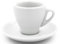 Nuova Point Espressotassen, Espressotasse Milano B46, B 46 weiß 6 Stück O/U