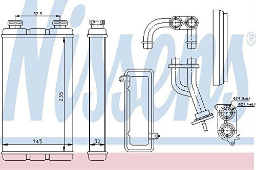 NISSENS 70519 Wärmetauscher, Innenraumheizung