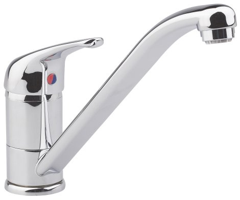 Niederdruck Spültischarmatur von ADOB, schwenkbar, verchromt
