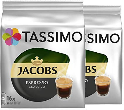 Tassimo Jacobs Expresso X Lot de 2 cosses (32)