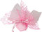 Confezione 30 pezzi, Bomboniera sacchettino (misura 10x12) polycotton rete + velo organza + nastro autotirante, portaconfetti. (ck1768) (Rosa)