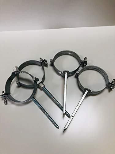 Fallrohrschelle Schlagschelle in 3 Größen (klein- für 60mm Fallrohr)