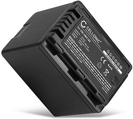 CELLONIC, Batería para Cámara, Compatible con Canon XA35, Panasonic HC-V180, VW-VBT190 (3.6V, 4040mAh)