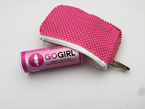 GoGirl offre Spéciale :urinoir portable (rose) avec pochette LIBERTY