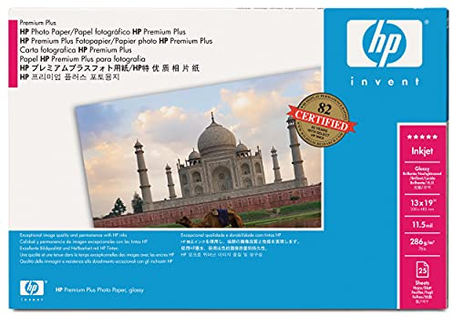 HP Q5487A Premium Plus Gloss Photopaper Inkjet 286g/m2 A2+ 20 Blatt Pack
