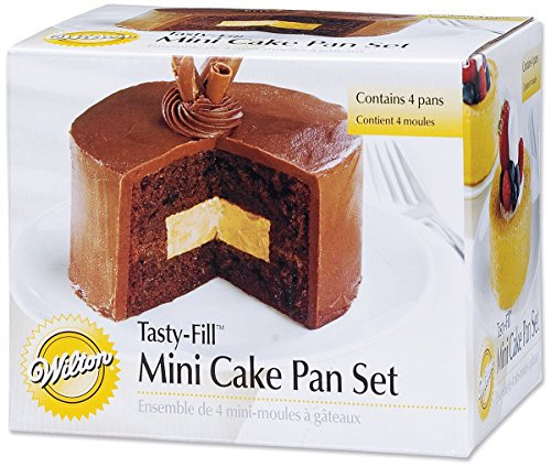 Wilton Tasty-Fill - Juego de Mini moldes para Tartas, 4 Piezas