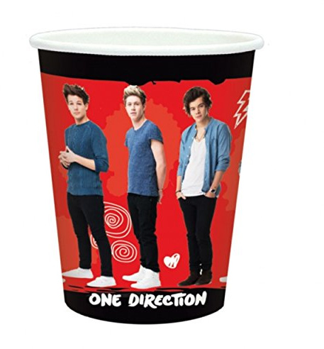 NEW DESIGN 1D ONE DIRECTION PARTY CUPS x 8