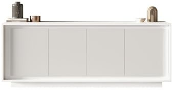 Web Convenienza Madia con 4 Ante Made in Italy – Credenza Contenitore Collezione Sky per Soggiorno Cucina Ingresso Sala da Pranzo Mobile Design moderno originale - Bianco laccato opaco
