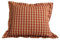 Strandkorb Kuschelkissen rot/beige kariert Kissen