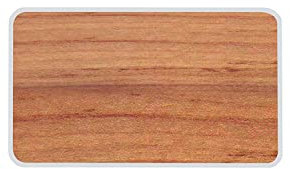 Zak Designs ZAK 1301-130 Osmos Frühstücksbrettchen Buche/Weiß 23,5x16cm