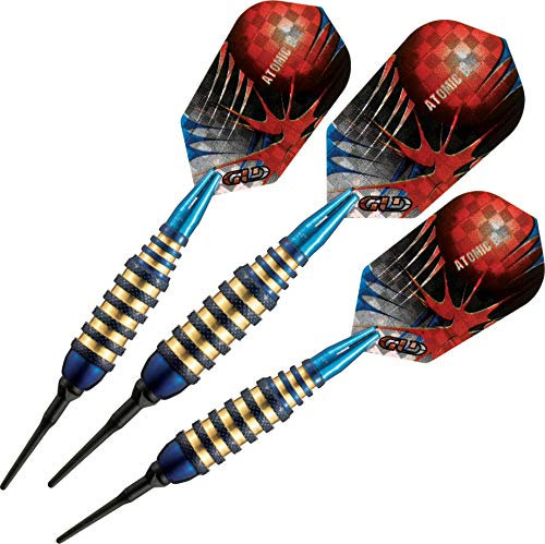 Viper Atomic Bee Dartpfeile mit weicher Spitze, Blau, 16 g