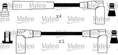 VALEO Zündleitungssatz 346390 | Kompatibel mit: MERCEDES-BENZ 123 Coupe, 123 Stufenheck, 123 T-Model, 124 Coupe, 124 Stufenheck, 124 T-Model, 190, G-CLASS