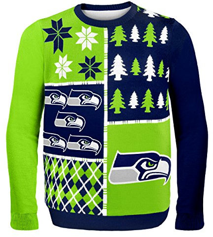 FOCO NFL Pullover Busy Block Größe L Seattle Seahawks